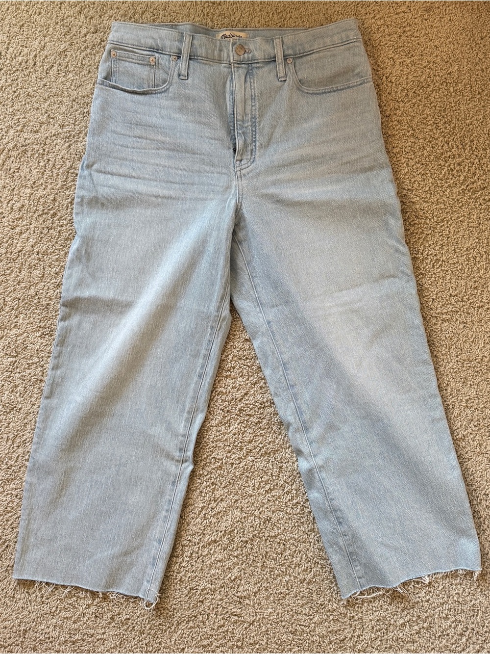 Madewell Light Wash Straight-Leg Women's Jeans